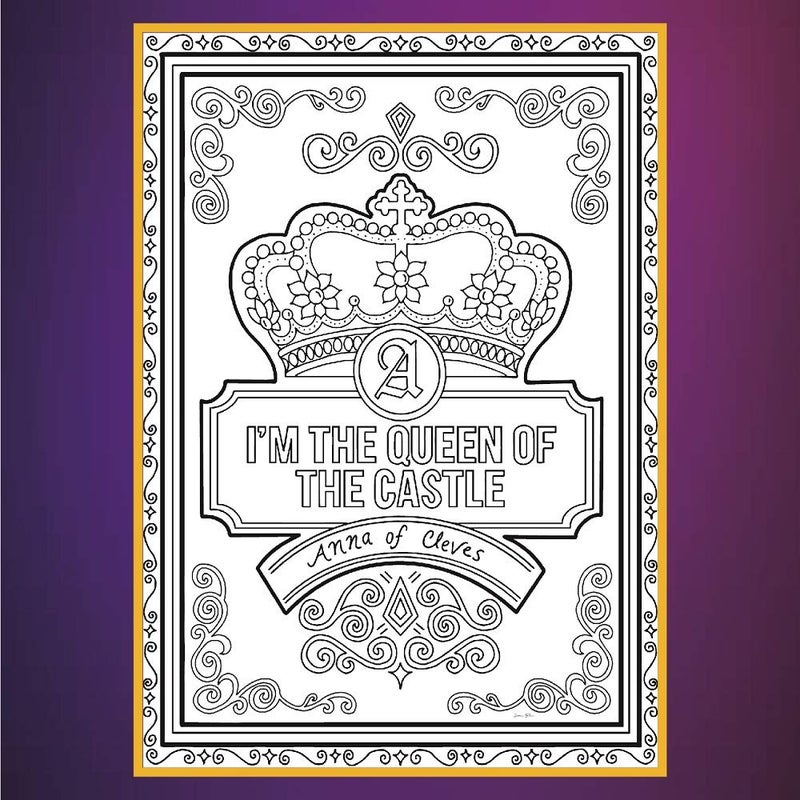 Coloring Broadway SIX -"All I Need is Six" Collection - Coloring Postcards - Hand-Drawn Illustrations by Coloring Broadway. Printed on Matte Card Stock. (5" x 7" - Set of 8 Individual Designs) - Image 5